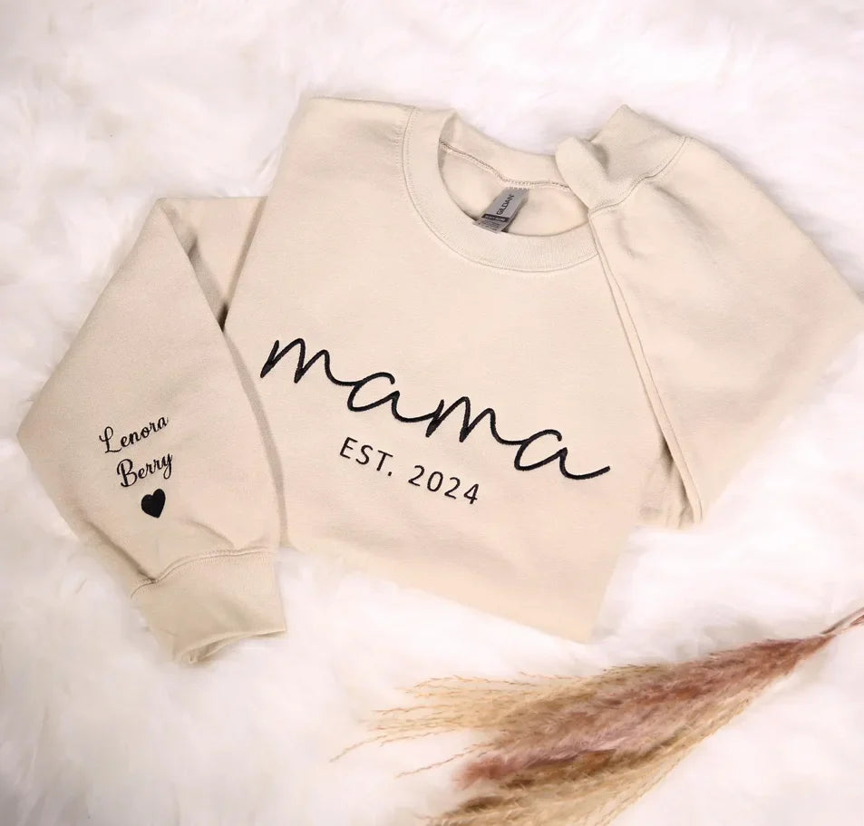 Cozy Personalized Mama Sweater