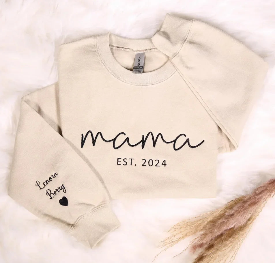 Cozy Personalized Mama Sweater