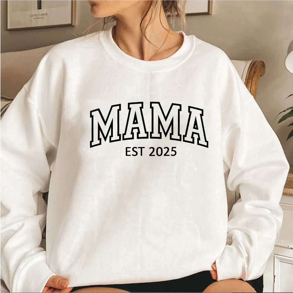 Custom Mama Est Sweatshirt