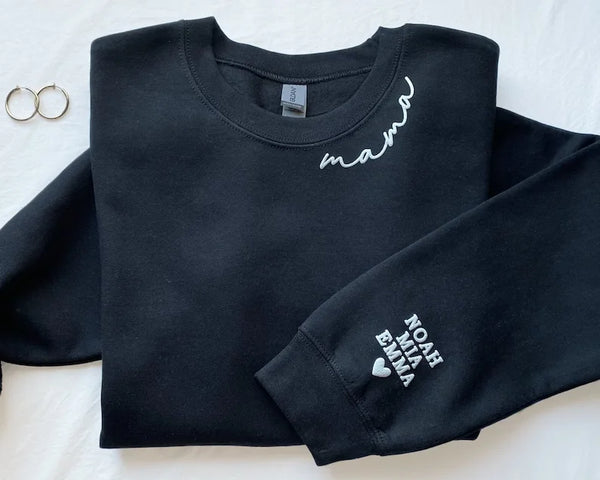 Cozy Mama Name Sweater