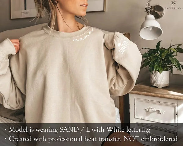 Cozy Mama Name Sweater