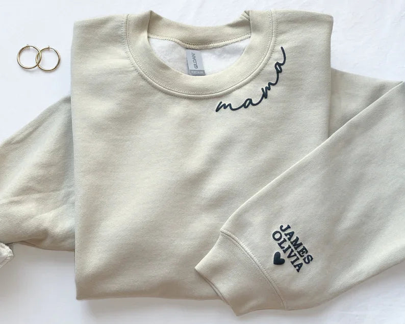 Cozy Mama Name Sweater