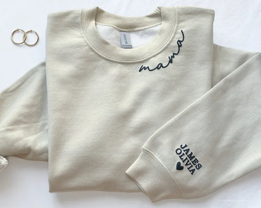 Cozy Mama Name Sweater