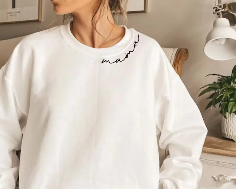 Cozy Mama Name Sweater