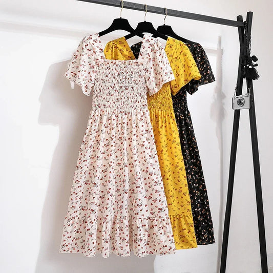 Floral Breeze A-Line Dress